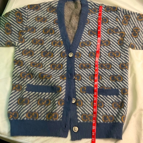 GG Inspired Thick Korean Teddy warm Cardigan/Sweater - Picture 5 of 5